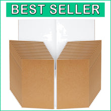 Load image into Gallery viewer, Bulk Pack of 24 Blank Notebooks | A4 Unlined Kraft Journals for Art &amp; Writing