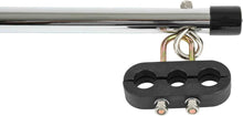 Load image into Gallery viewer, 2 Pack 40" Chrome Pogo Stick with Clamp for Air &amp; Electric Line Management