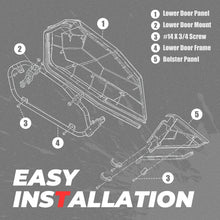 Load image into Gallery viewer, UTV Lower Half Door Panels for RZR XP 1000 and S 900 Models – Protect Your Ride