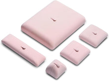 Load image into Gallery viewer, Elegant Pink Velvet Necklace Storage Box for Engagements and Special Occasions