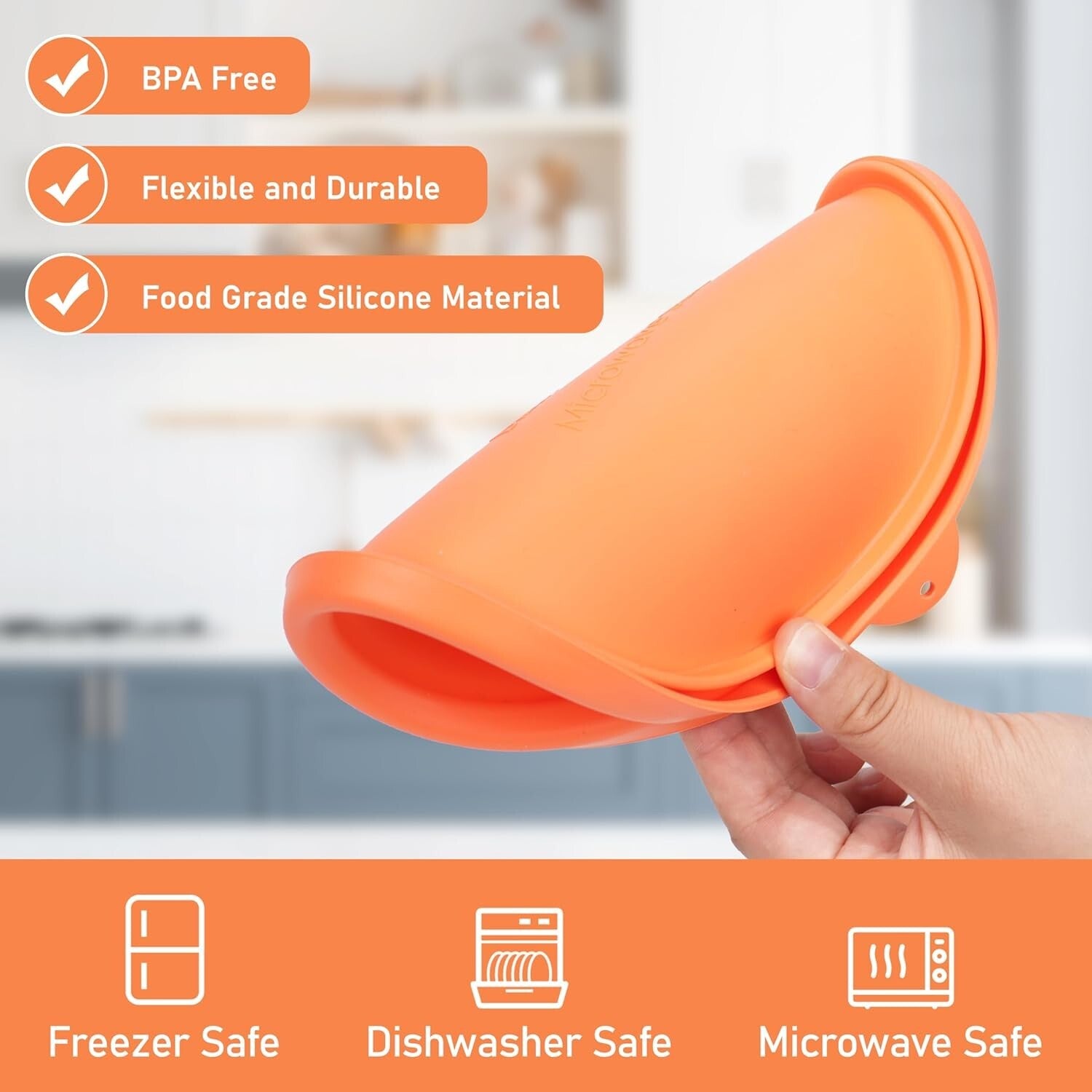 8 Stylish Round Silicone Replacement Lids for Pyrex - Food-Grade, Leak-Proof