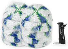 Load image into Gallery viewer, Durable Machine-Stitched PVC Soccer Ball Set with Pump - Ideal for Backyard Fun