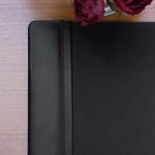Load image into Gallery viewer, Luxury Leather Desk Mat with Side Rails - Elegant Office Surface Protector