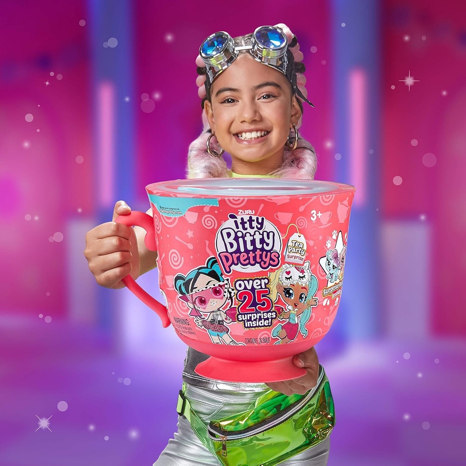 Enchanting Tea Party Playset - 25 Surprises, Mini Teapot, & Collectible Dolls