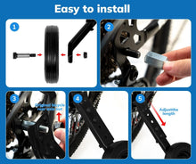 Load image into Gallery viewer, Universal Training Wheels for 24-28 inch Bikes - Extra Stability for Adults