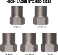 Load image into Gallery viewer, 1/2 Inch Drive Impact Extractor Set - Efficient Tool for Damaged Nuts &amp; Bolts