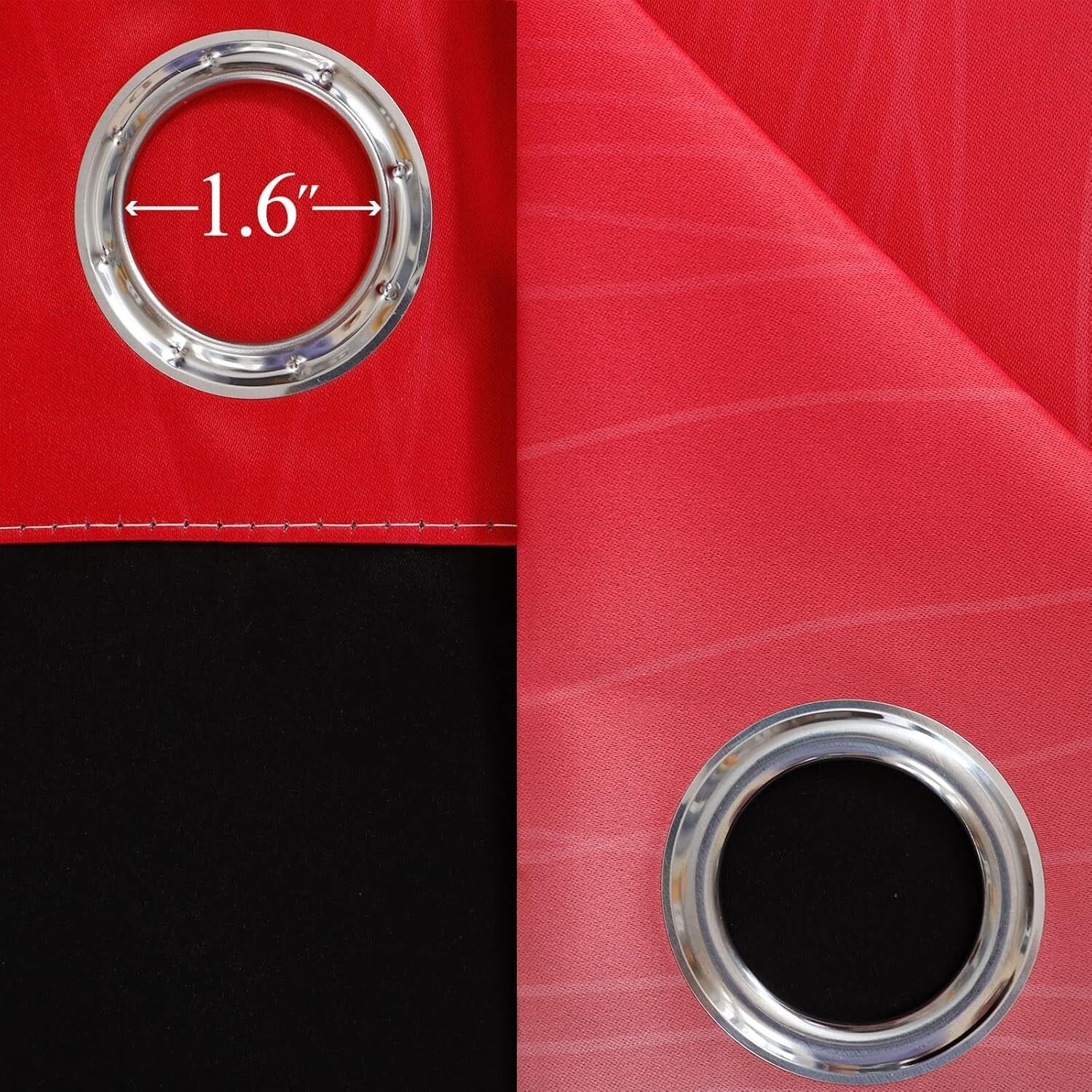 Stylish Ombre Blackout Drapes - 2 Panels of Full Light Blocking Curtains, 42x84