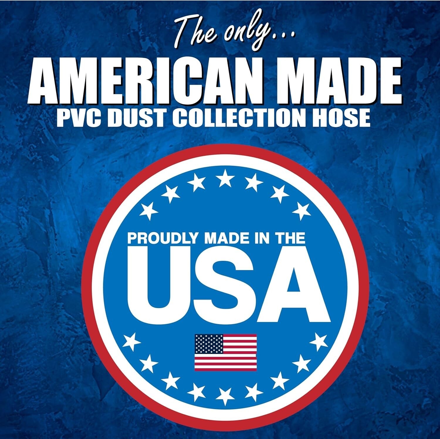 Flexible 10-ft Heavy-Duty PVC Hose for Efficient Dust Collection - 6" Diameter