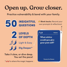 Load image into Gallery viewer, Durable Multi-Language Relationship Building Cards for Families &amp; Teens