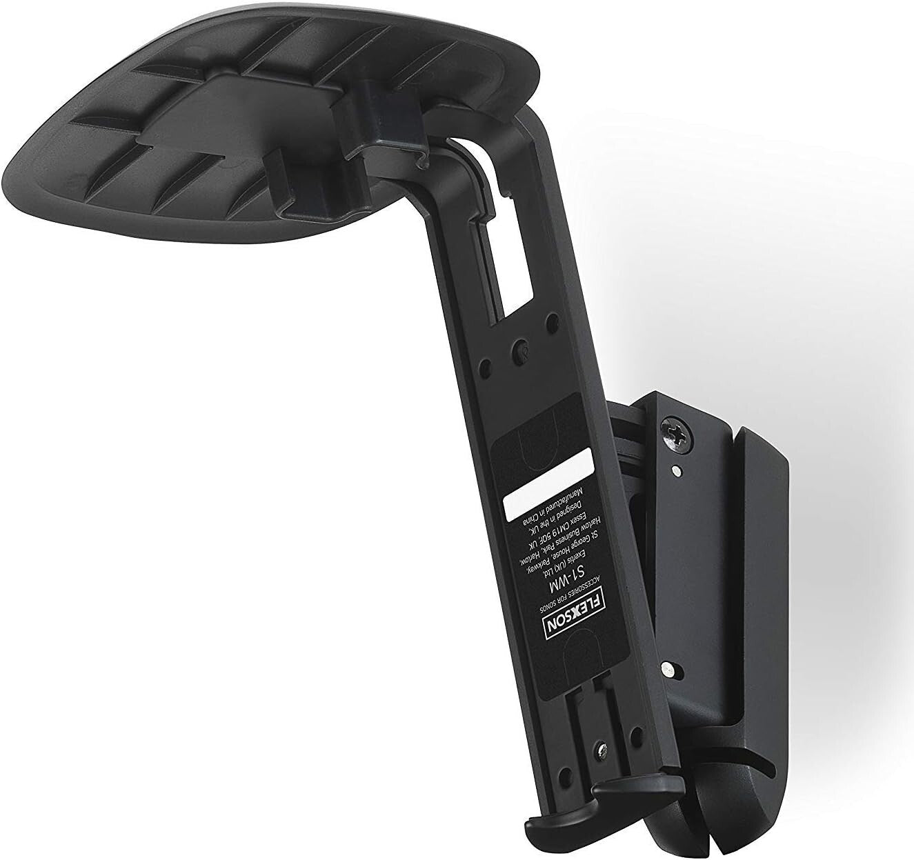 Black Wall Mount for SONOS One Speaker - Secure Tilt & Swivel Functionality