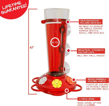 Load image into Gallery viewer, No-Leak Window Hummingbird Feeders - 2 Pack with Interchangeable Flower Colors