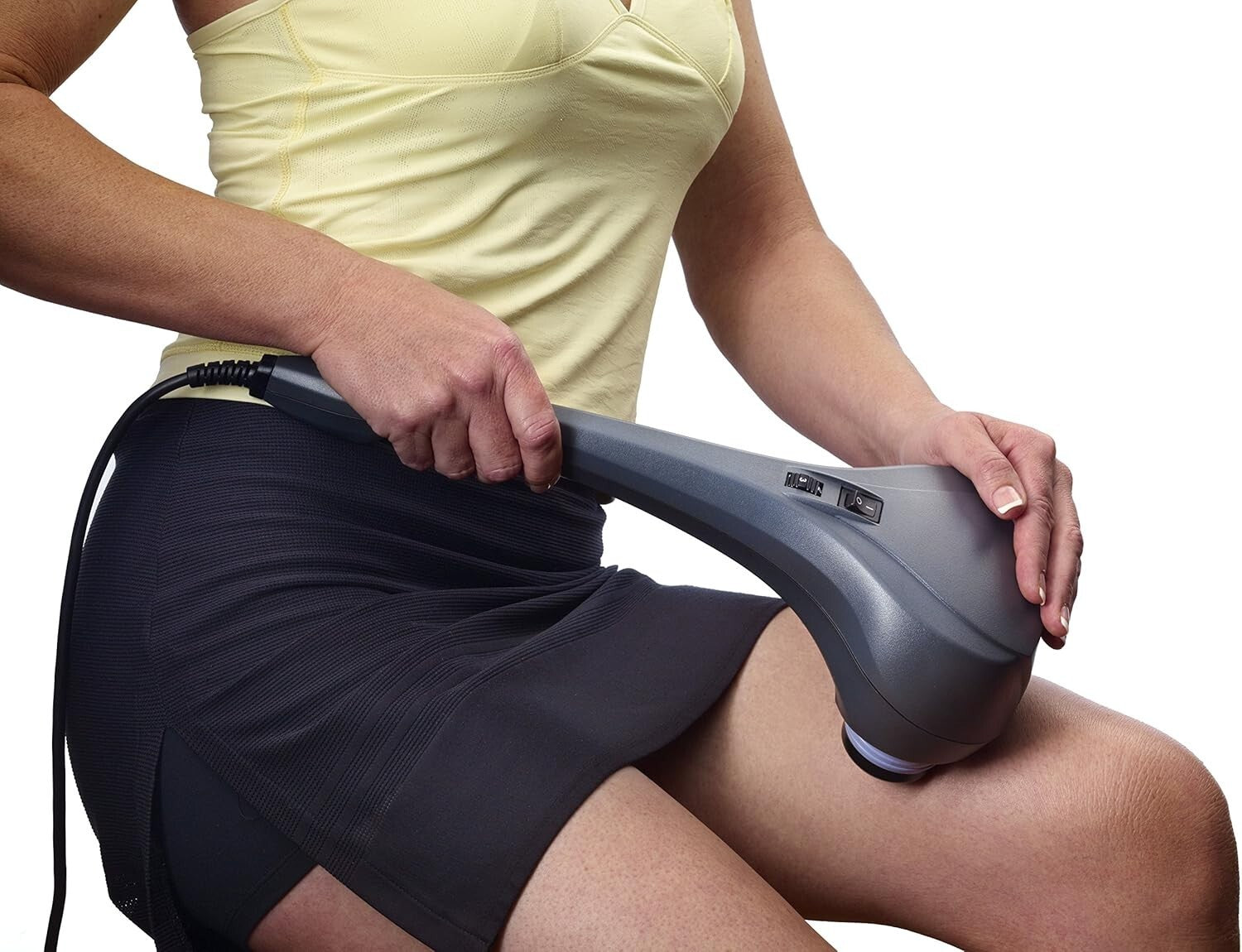 Portable Electric Massager with Long Handle – Ideal for Stress Relief & Mobility