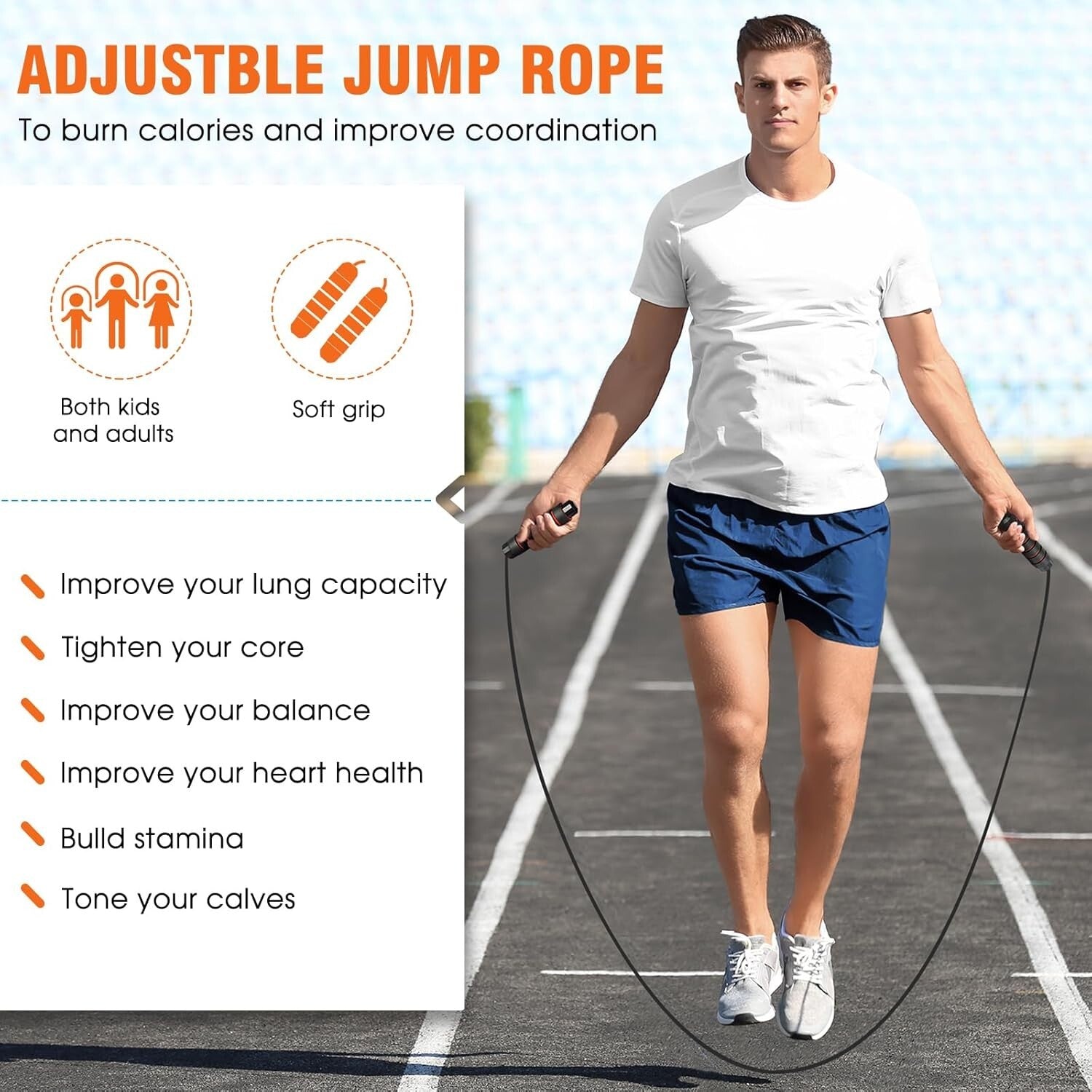 20ft Agility Ladder Set with Adjustable Hurdles & Jump Rope for All Levels