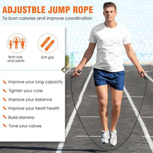 Load image into Gallery viewer, 20ft Agility Ladder Set with Adjustable Hurdles &amp; Jump Rope for All Levels