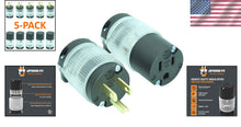 Load image into Gallery viewer, Heavy-Duty Lighted Plug and Connector Set - 15 Amp, 125 Volt Power Solution