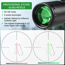 Load image into Gallery viewer, Professional 300-450 FPS Crossbow Scope with High Brightness Etched Reticle