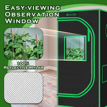 Load image into Gallery viewer, Alloy Steel Frame Hydroponic Grow Tent 24"x24"x48" - Sturdy Plant Environment
