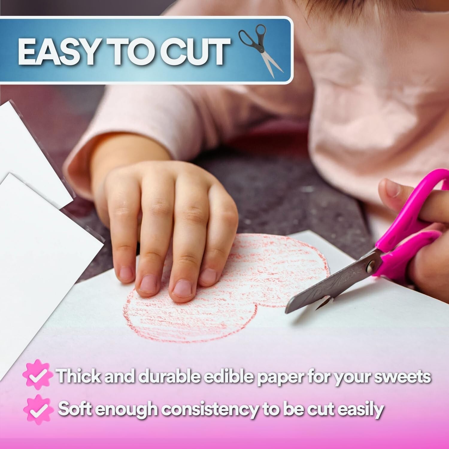 48 Count Kosher Certified Frosting Sheets - Vegan & Gluten-Free Icing Paper