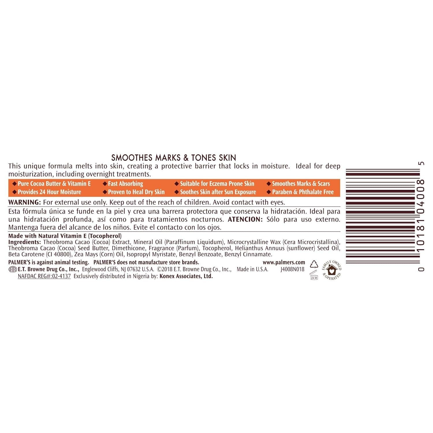 Palmer’s Cocoa Butter Solid Formula - 7.25oz Hydrating Therapy for Dry Skin