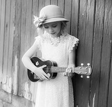 Load image into Gallery viewer, Adorable Girls 100% Wool Bucket Hat with Bowknot - Stylish Winter Fedora