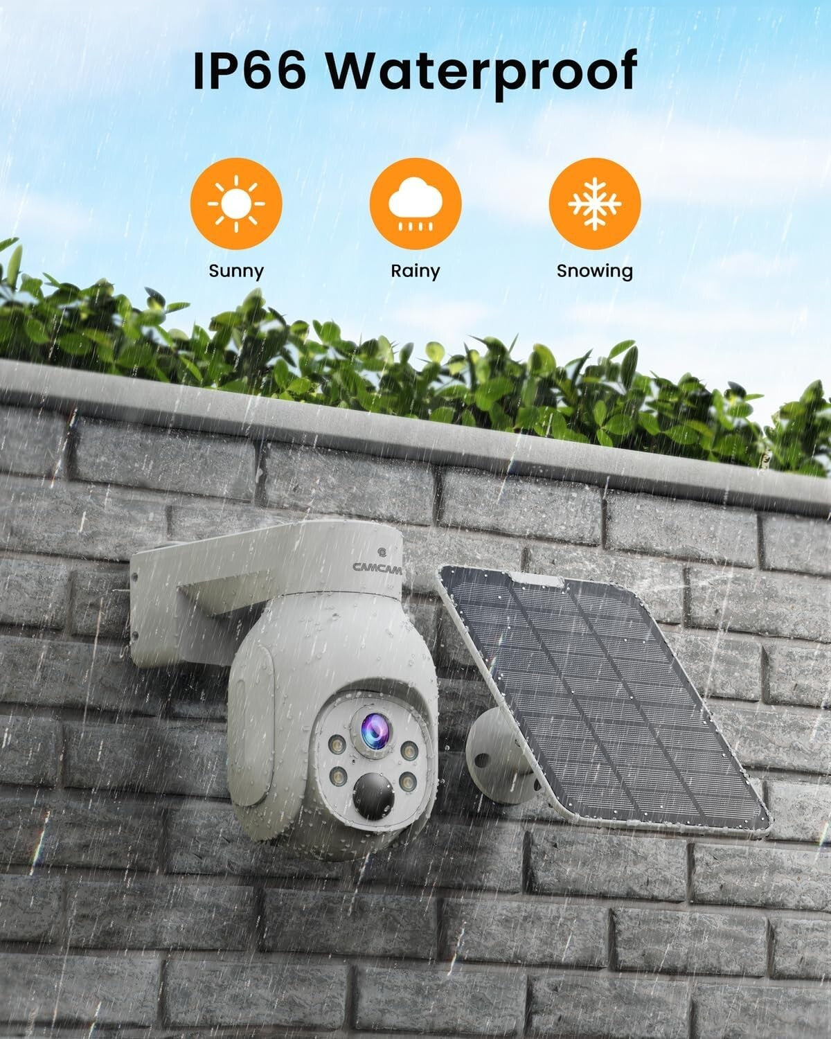 Outdoor Wireless Security Cameras with 500GB NVR - Solar-Powered & Motion Alerts