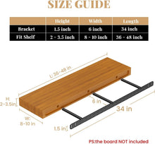 Load image into Gallery viewer, Invisible Floating Shelf Brackets - Easy Mounting for Kitchen &amp; Living Spaces