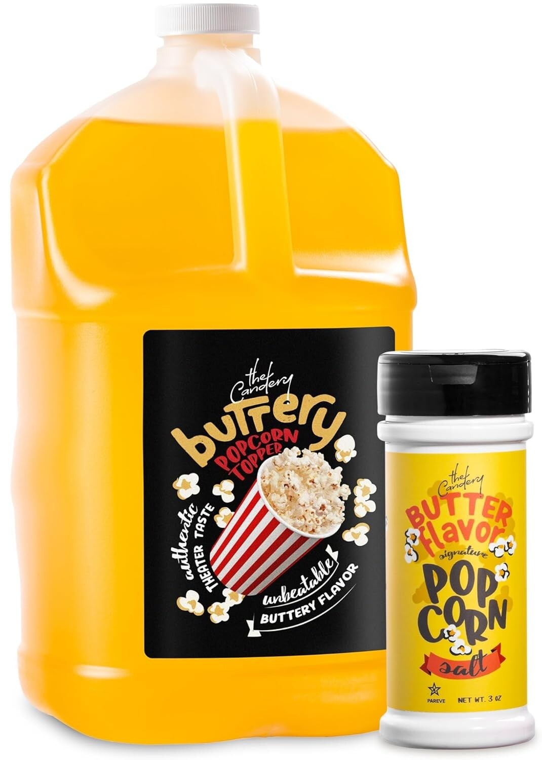 Authentic Movie Theater Buttery Popcorn Oil - 128oz Coconut Blend with Seasoning