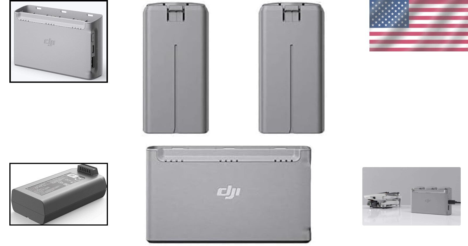 DJI Mavic Charging Hub and Dual Lithium Batteries – Enhanced Flight Experience