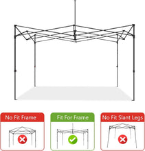 Load image into Gallery viewer, Ultra-Durable Gray Canopy Replacement for 10x10 Tents - UV Protection Included