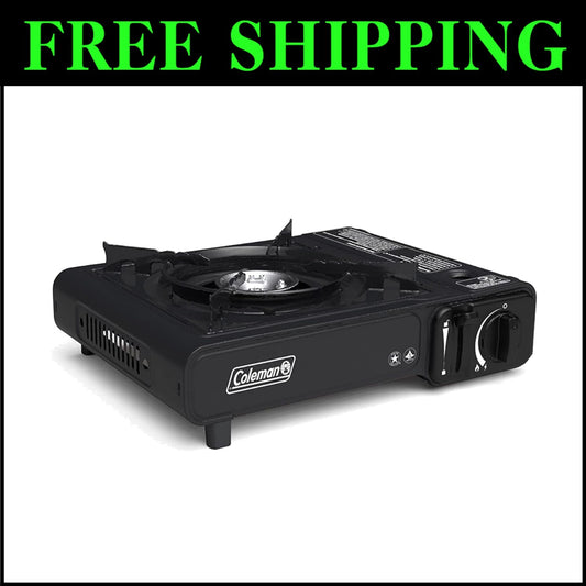 Efficient 1-Burner Butane Stove with Carry Case - Perfect for Camping & Picnics