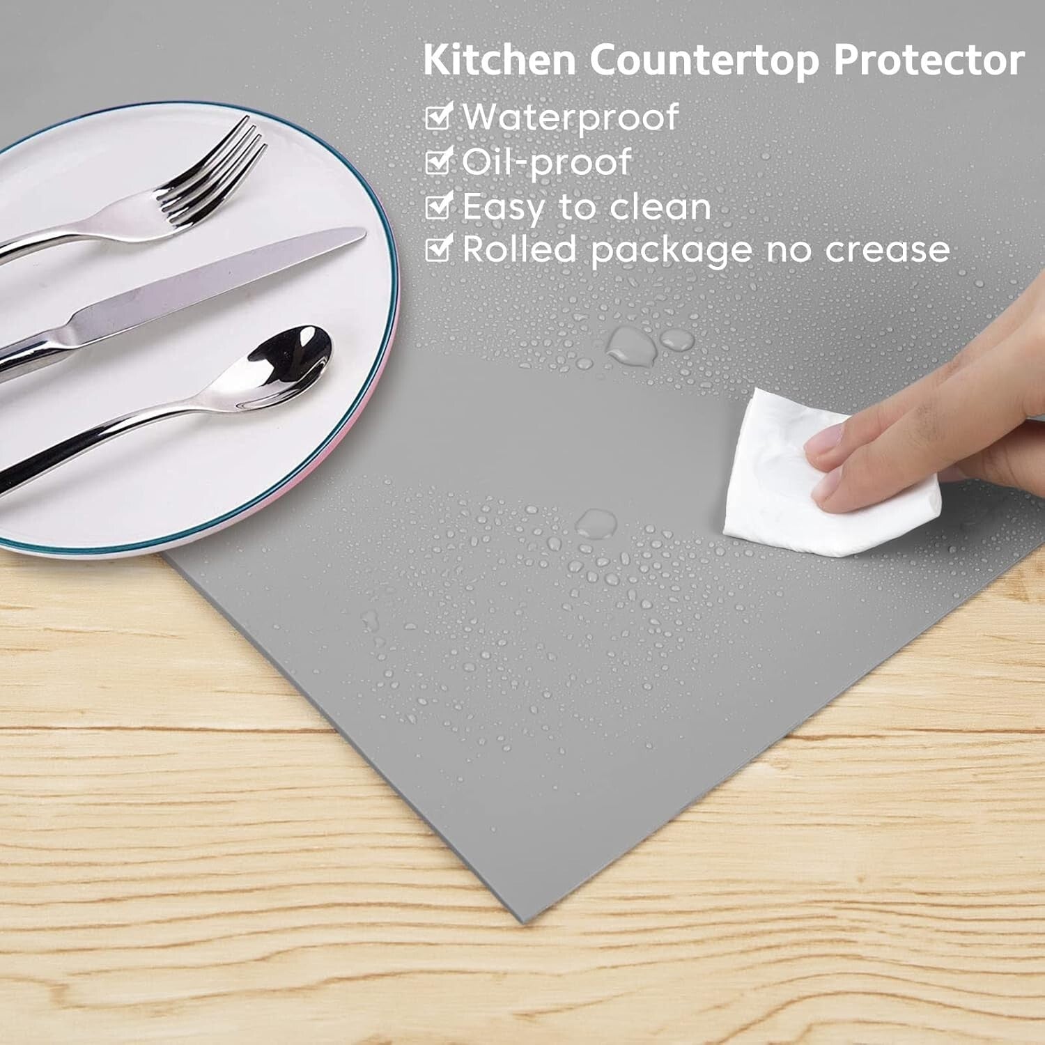 Multi-Purpose Extra Large Silicone Mat 120" x 48" - Kitchen & DIY Essential