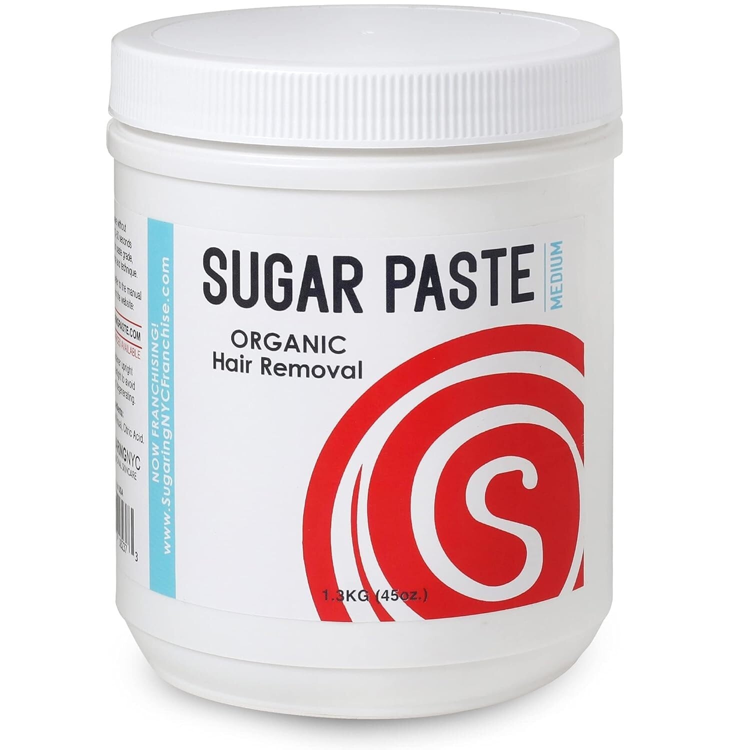 1.3kg Organic Sugaring Paste for Bikini, Underarms & Upper Lip Hair Removal