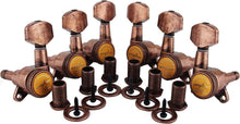 Load image into Gallery viewer, 1:18 Gear Ratio Locking Tuners 3L + 3R - Ideal for Electric &amp; Acoustic Guitars