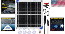Load image into Gallery viewer, High-Efficiency 20W Solar Panel Charger with Built-in Controller for 12V Systems