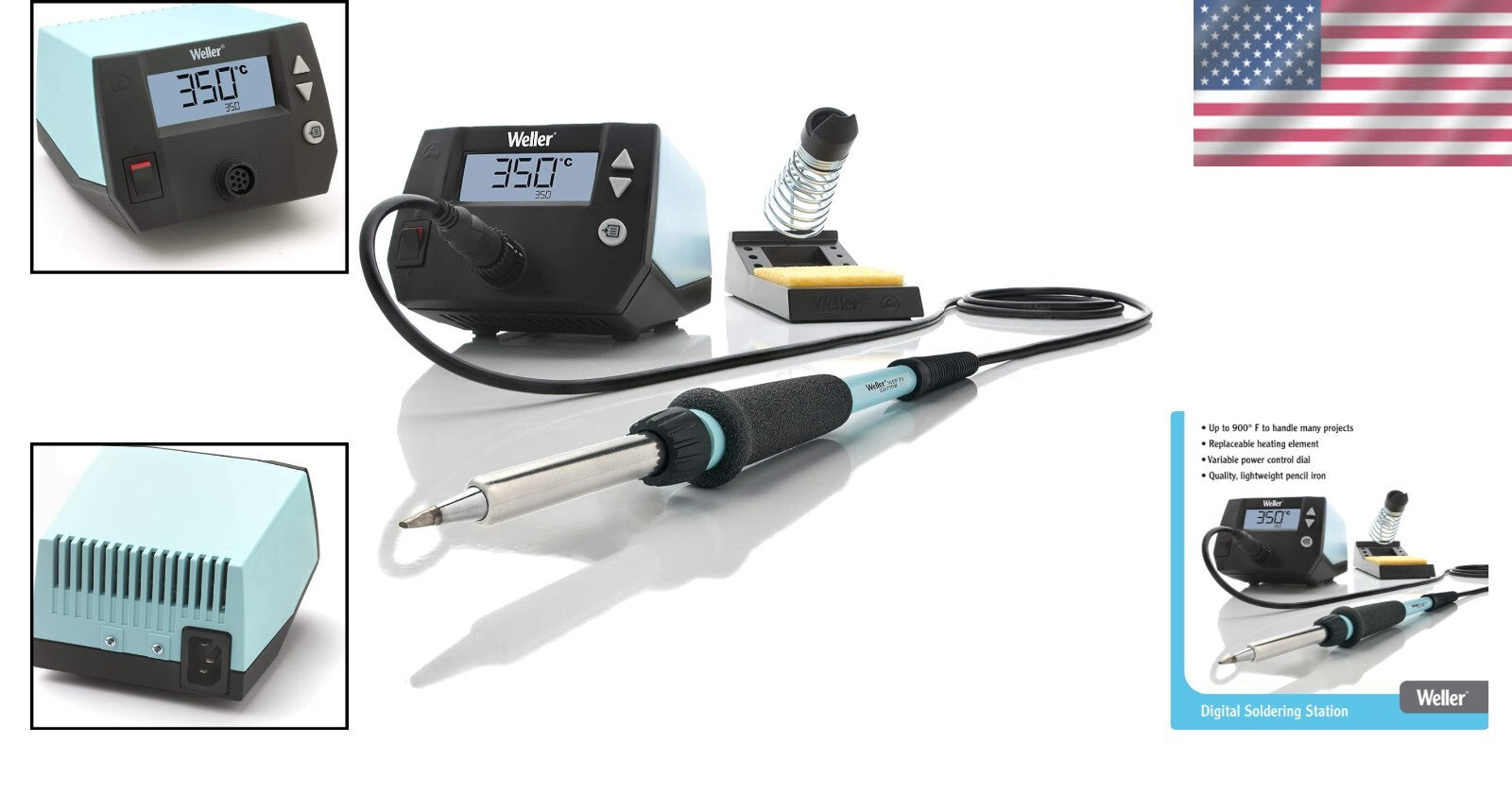 Efficient 70W Professional Digital Soldering Station with Temperature Stability