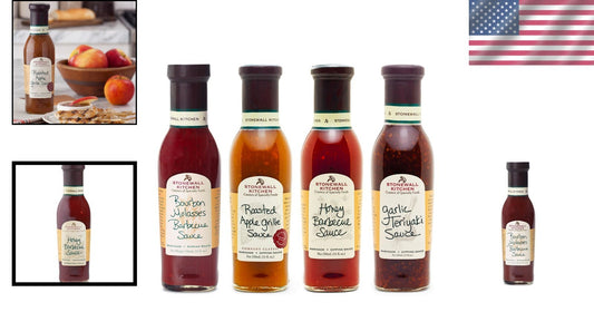 4 Piece Gourmet Grille Sauce Collection - Perfect for BBQ Lovers and Gifting