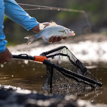 Load image into Gallery viewer, Lightweight Fish Landing Net with Triangle Design &amp; Built-in Length Measurement