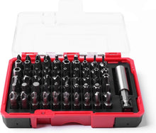 Load image into Gallery viewer, 61-Piece S2 Steel Security Bit Set with Precision-Machined Tips - Ideal for H...