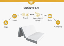 Load image into Gallery viewer, Luxury Gel Memory Foam Trifold Mattress with Washable Cover - Full Size Comfort