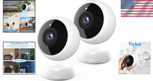 Load image into Gallery viewer, 2-Pack 2K Wireless Security Cameras with AI Motion Detection &amp; Night Vision