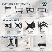Load image into Gallery viewer, Heavy-Duty Tilt Wall Mount for 37-100" Flat or Curved TVs, Easy Installation