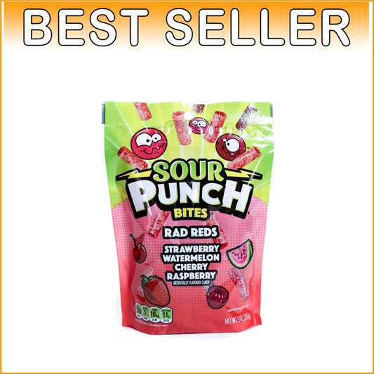 Delicious Low-Fat Red Flavor Bites: Cherry, Strawberry, Watermelon & Raspberry