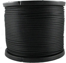 Load image into Gallery viewer, Durable 500ft 1/4" Black Polyester Rope - Perfect for Outdoor &amp; Indoor Use