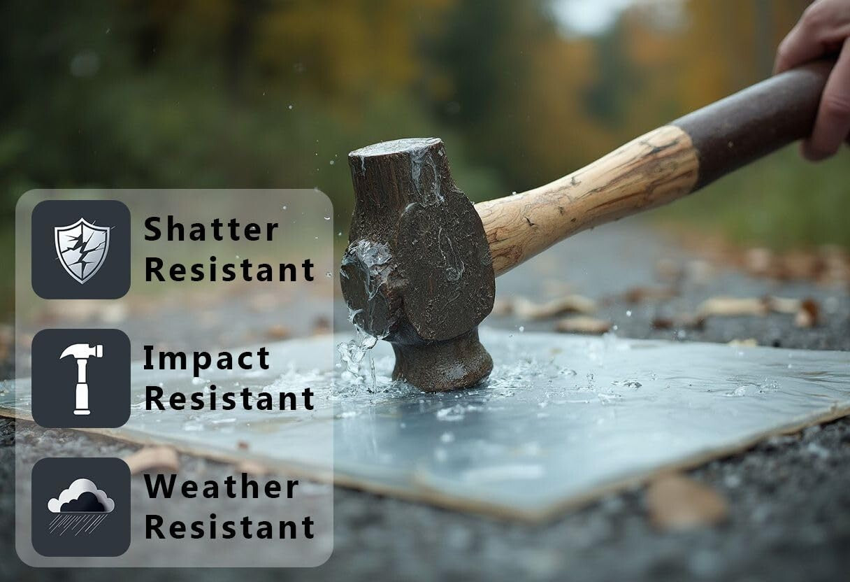 Clear Lexann Polycarbonate Sheet - 1/2" Thick & 24"x48" for Ultimate Strength