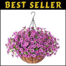 Load image into Gallery viewer, Realistic Artificial Daisy Hanging Basket for Indoor and Outdoor Spring Style