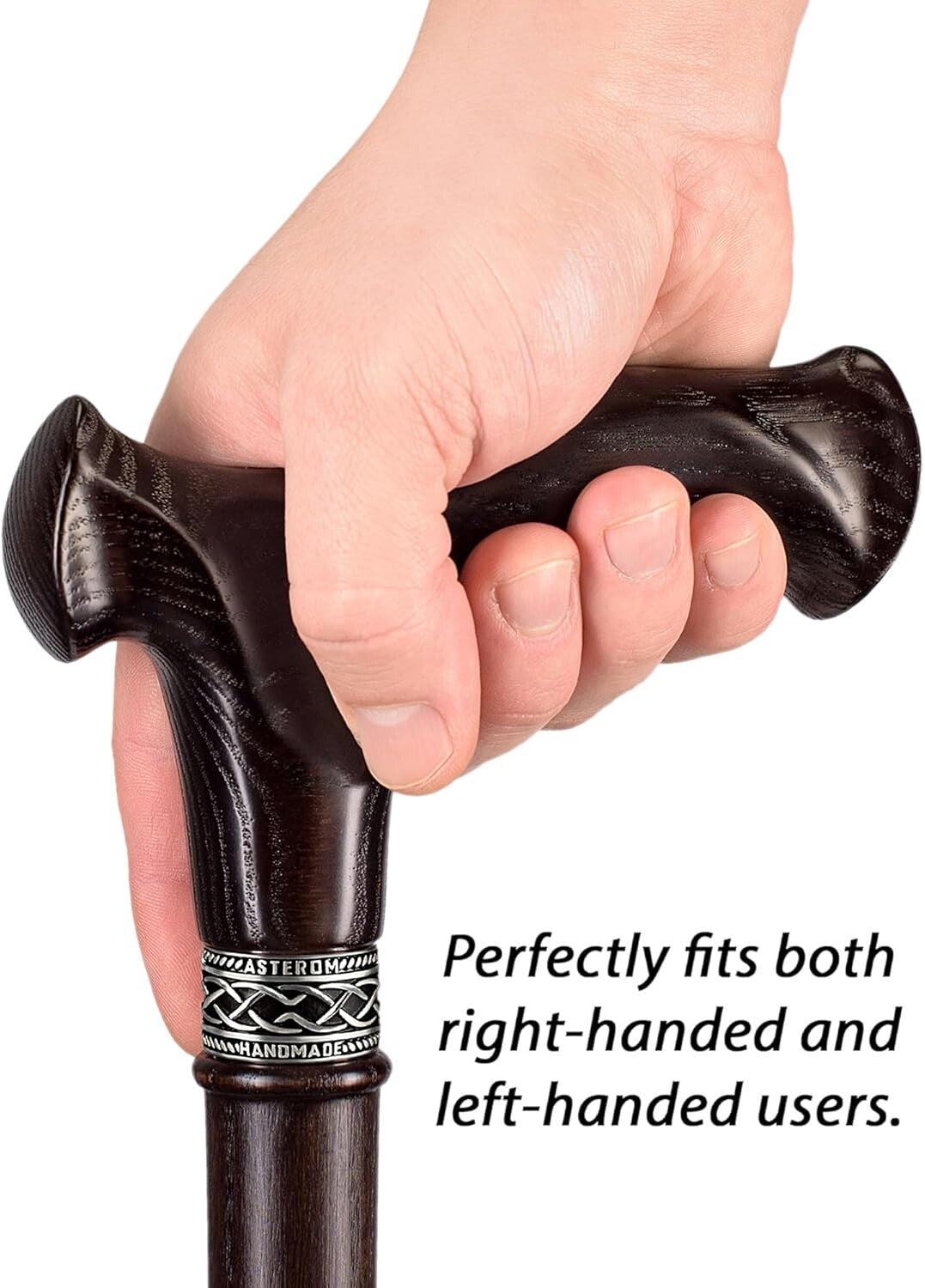 Fashionable & Ergonomic 33-Inch Walking Stick for Unisex Seniors - FSA Eligible