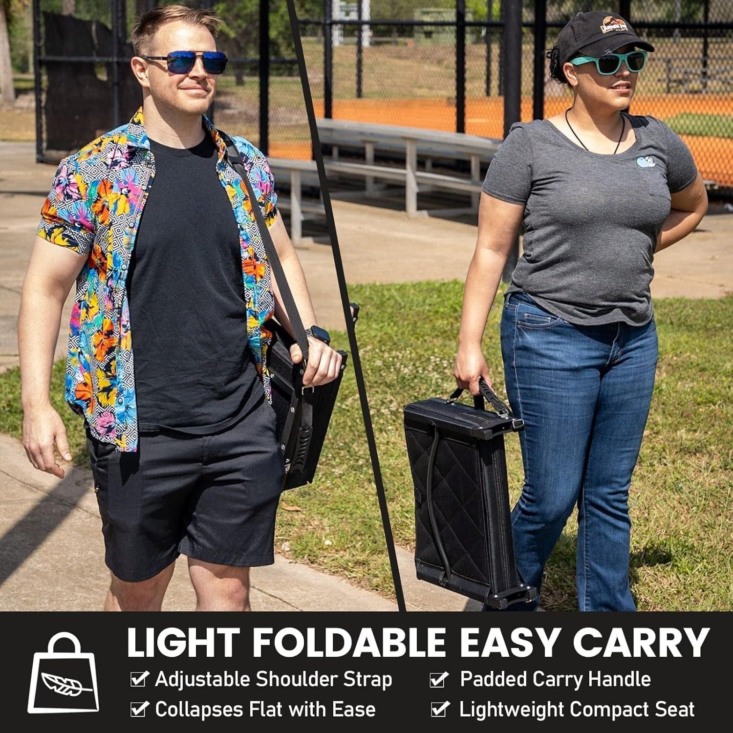 Foldable Bleacher Seats with Back Support – Lightweight, Durable & Comfortable