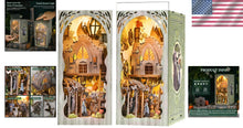 Load image into Gallery viewer, Creative 3D Wooden Book Nook with LED Lights - Elegant Dorothy's Adventure Decor