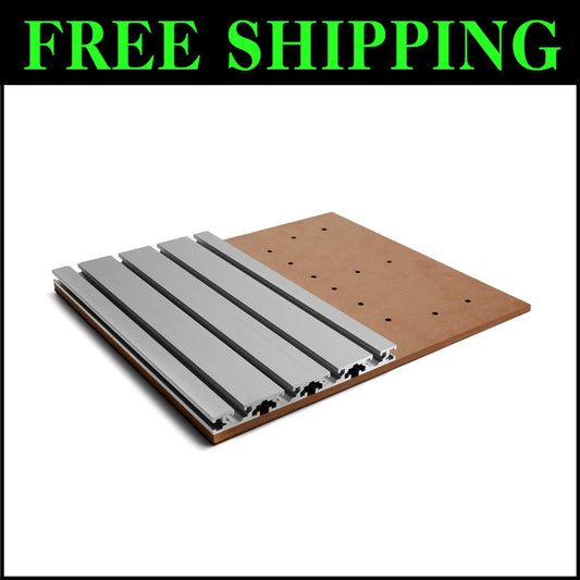 Versatile Aluminum Spoilboard for 3018 CNC - Stable T-Slots for Precision Work
