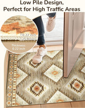 Load image into Gallery viewer, Stylish 5x7 Low Pile Area Rug - Machine Washable for Living Room &amp; Bedroom